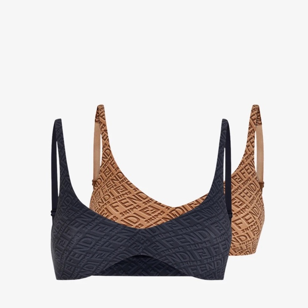 FENDI x SKIMS Skimpy Scoop Bra Set Large